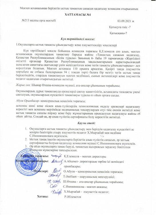 Ыстық тамақ хаттамалары